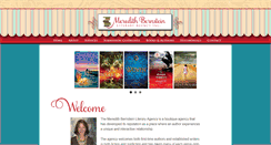 Desktop Screenshot of meredithbernsteinliteraryagency.com